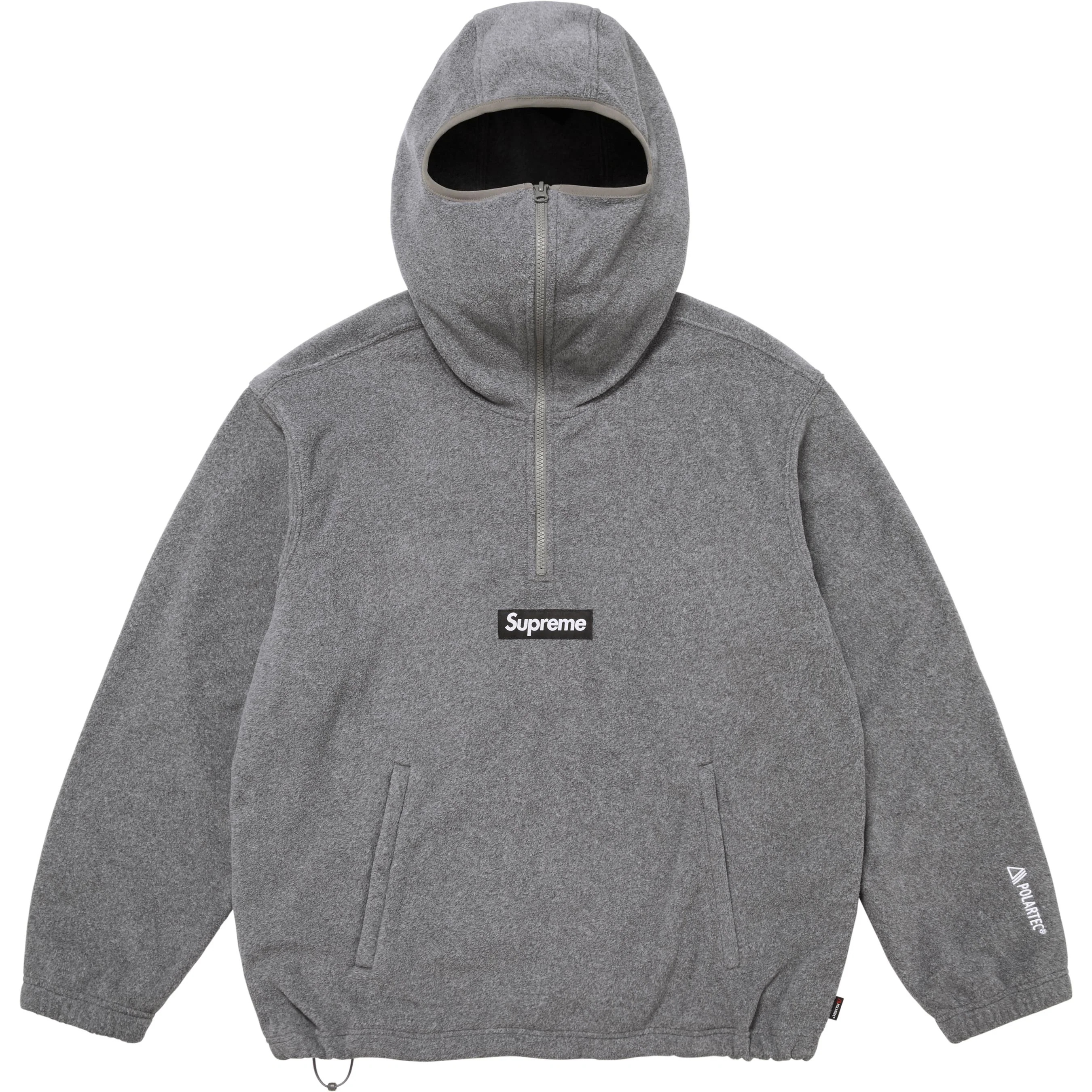 Polartec® Face Mask Half Zip Hooded Sweatshirt view 6